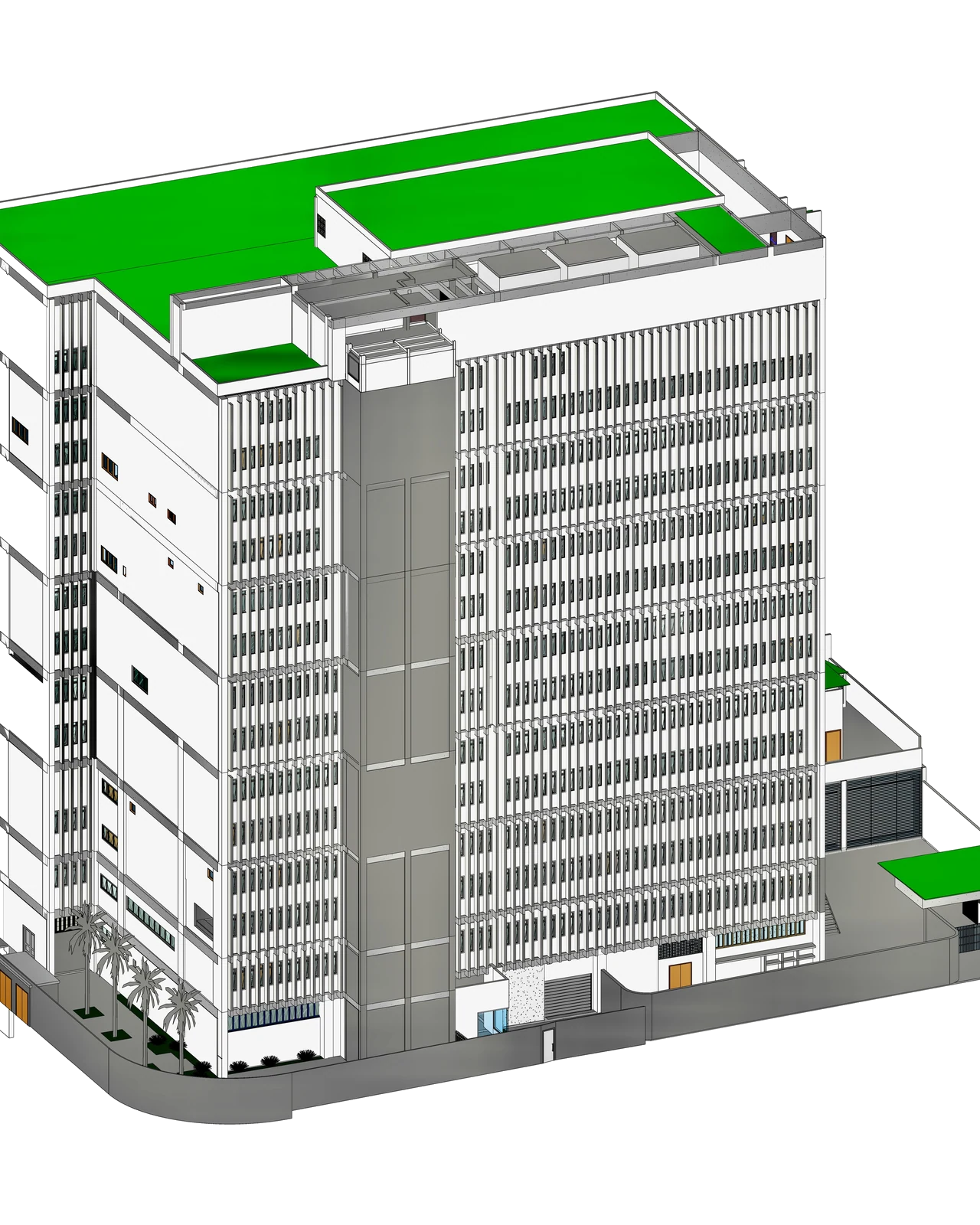 Modelo BIM tridimensional de edificação existente